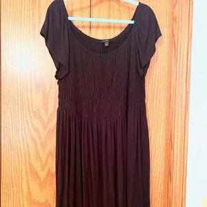 Lane Bryant flutter sleeve dress with ruching! Size 18! So flattering!